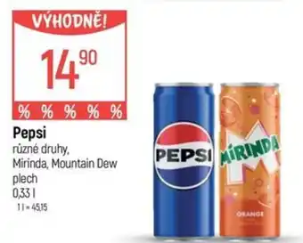 Globus Pepsi nabídka