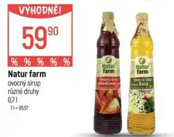 Globus Natur farm ovocný sirup nabídka