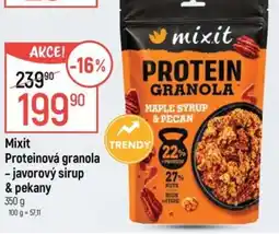 Globus Mixit Proteinová granola - javorový sirup & pekany nabídka