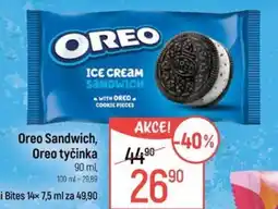 Globus Oreo Sandwich, Oreo tyčinka nabídka