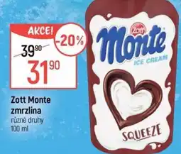 Globus Zott Monte zmrzlina nabídka