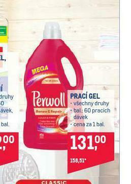 Makro Perwoll prací gel nabídka