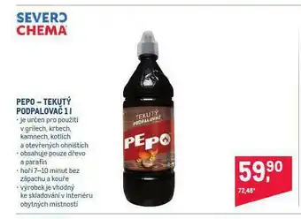Makro Pepo - tekutý podpalovač nabídka