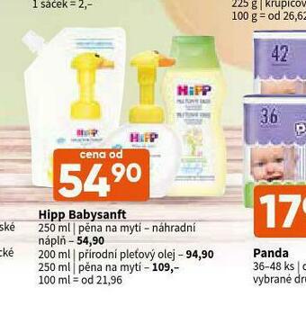 Terno Hipp babysanft pěna na mytí nabídka
