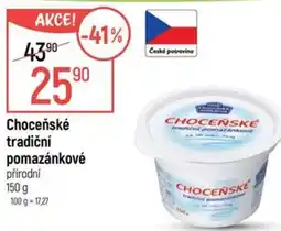 Globus Choceňské tradiční pomazánkové nabídka