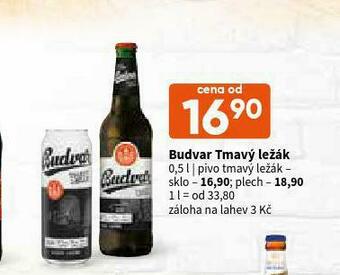 Terno Pivo budvar tmavý ležák nabídka