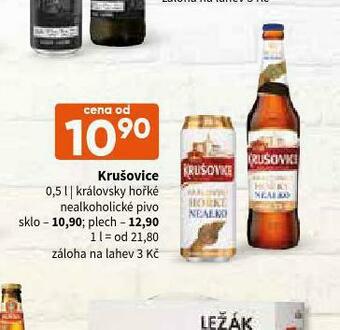 Terno Krušovice královské hořké nealko nabídka