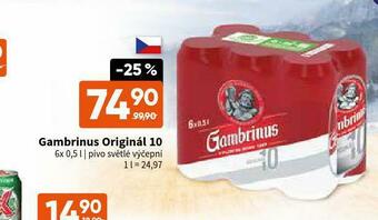Terno Pivo gambrinus originál nabídka