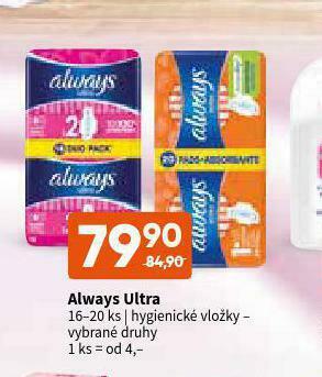 Terno Always ultra hygienické vložky nabídka