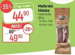 Globus Maďarská klobása nabídka