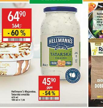 Globus Hellmann´s tatarská omáčka, majonéza nabídka