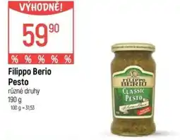 Globus Filippo Berio Pesto nabídka