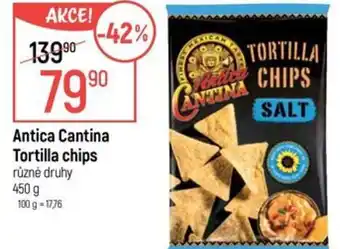 Globus Antica Cantina Tortilla chips nabídka