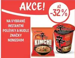 Globus Na vybrané instantní polévky a nudle značky Nongshim nabídka