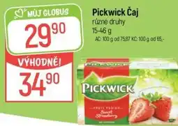 Globus Pickwick Čaj nabídka