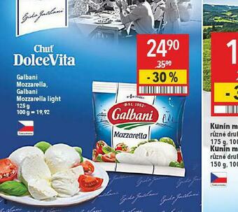 Globus Mozzarella nabídka