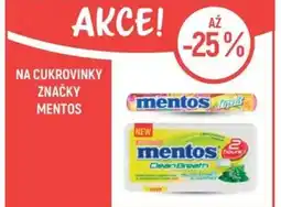 Globus Na cukrovinky značky mentos nabídka