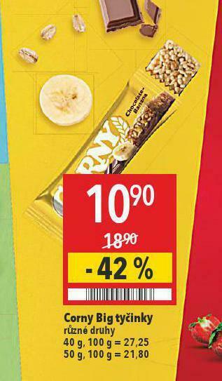 Globus Corny big tyčinky nabídka