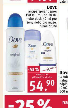 Rossmann Dove antiperspirant nabídka