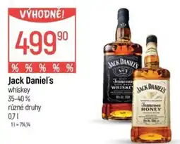 Globus Jack Daniel's nabídka
