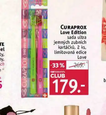 Rossmann Curaprox sada zubních kartáčků nabídka