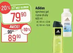 Globus Adidas sprchový gel nabídka