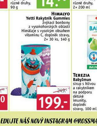 Himalayo yetti rakytník gummies