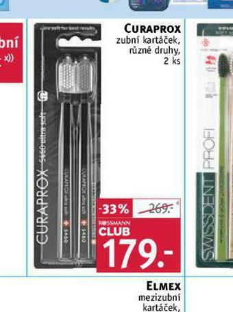 Rossmann Curaprox zubní kartáček nabídka