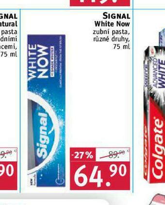 Rossmann Signal white now zubní pasta nabídka