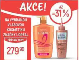 Globus Na vybranou vlasovou kosmetiku značky l'oréal nabídka