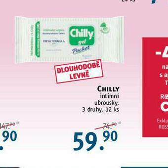 Rossmann Chilly intimní ubrousky nabídka