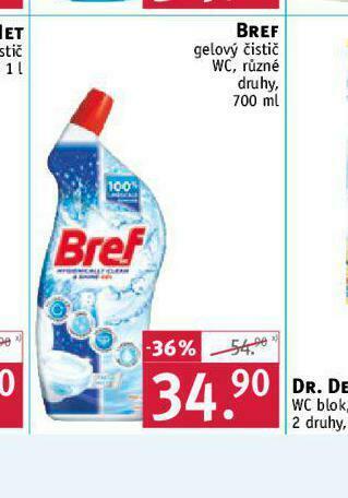 Rossmann Bref gelový čistič wc nabídka