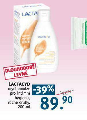 Rossmann Lactacyd mycí emulze nabídka
