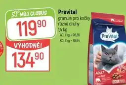 Globus Prevital granule pro kočky nabídka
