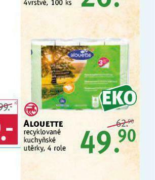 Rossmann Alouette recyklované kuchyňské utěrky nabídka