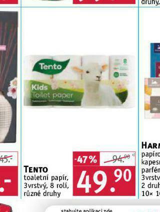 Rossmann Tento toaletní papír nabídka