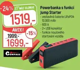 Globus Powerbanka s funkcí Jump Starter nabídka