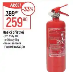Globus Hasicí přístroj nabídka