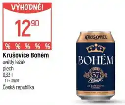 Globus Krušovice Bohém světlý ležák nabídka