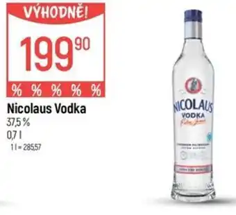Globus Nicolaus Vodka nabídka