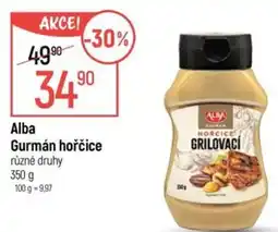 Globus Alba Gurmán hořčice nabídka