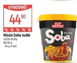 Globus Nissin Soba nudle nabídka