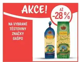 Globus Na vybrané těstoviny značky gašpo nabídka