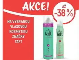 Globus Na vybranou vlasovou kosmetiku značky Taft nabídka