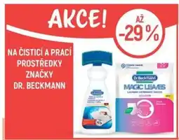 Globus Na čisticí a prací prostředky značky DR. Beckmann nabídka