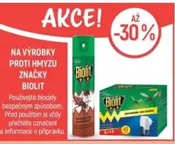 Globus Na výrobky proti hmyzu značky BIOLIT nabídka