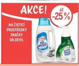 Globus Na čisticí prostředky značky Dr.devil nabídka