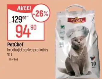 Globus PetChef hrudkující stelivo pro kočky nabídka