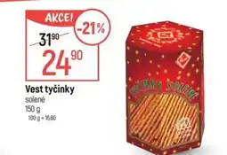 Globus Vest tyčinky solené nabídka