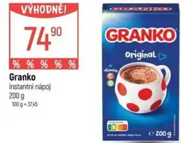 Globus Granko instantní nápoj nabídka